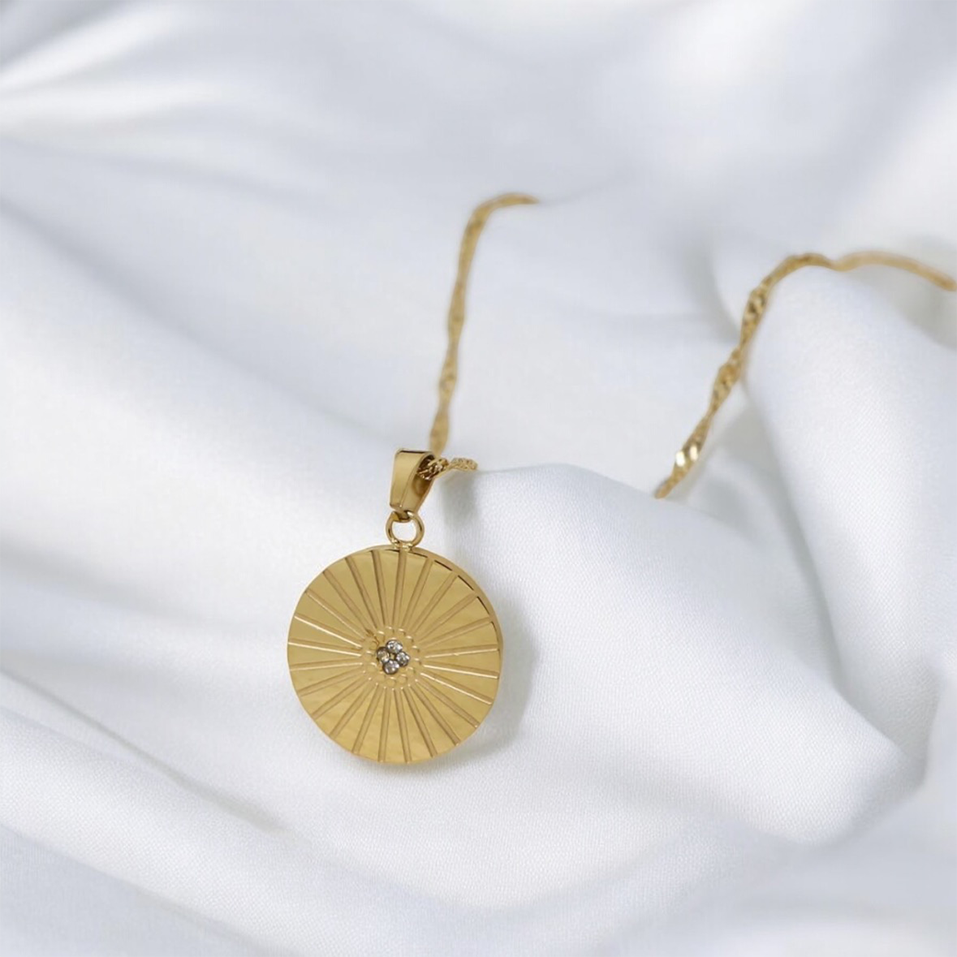 Halskette "Sunbeam Coin"