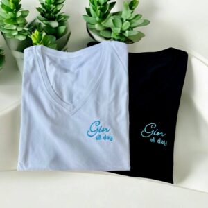 T-Shirt Damen "Gin all day"