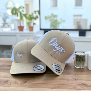 Creme & white Trucker Cap